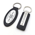 Keychain Accessories Genuine Luxury Leather Key chain Custom Brand Logo leather keychain