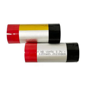 High Quality Small Cylindrical Lithium Ion Battery Cell Electronic Pen Lithium Polymer 18450 3.7v 1200mah 4.44wh Battery 1400mah