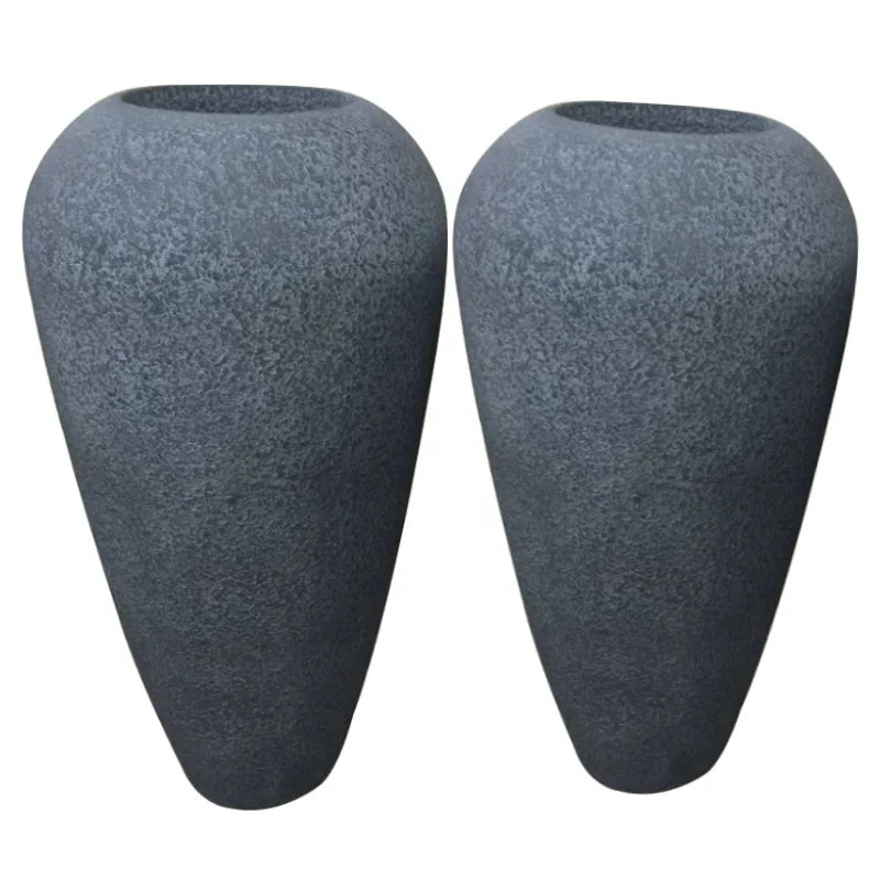 Simplicity Style Nordic Fiberglass FRP Flower Pot Outdoor Indoor Large Planter & Amp Planter for Garden Home Plant Pot