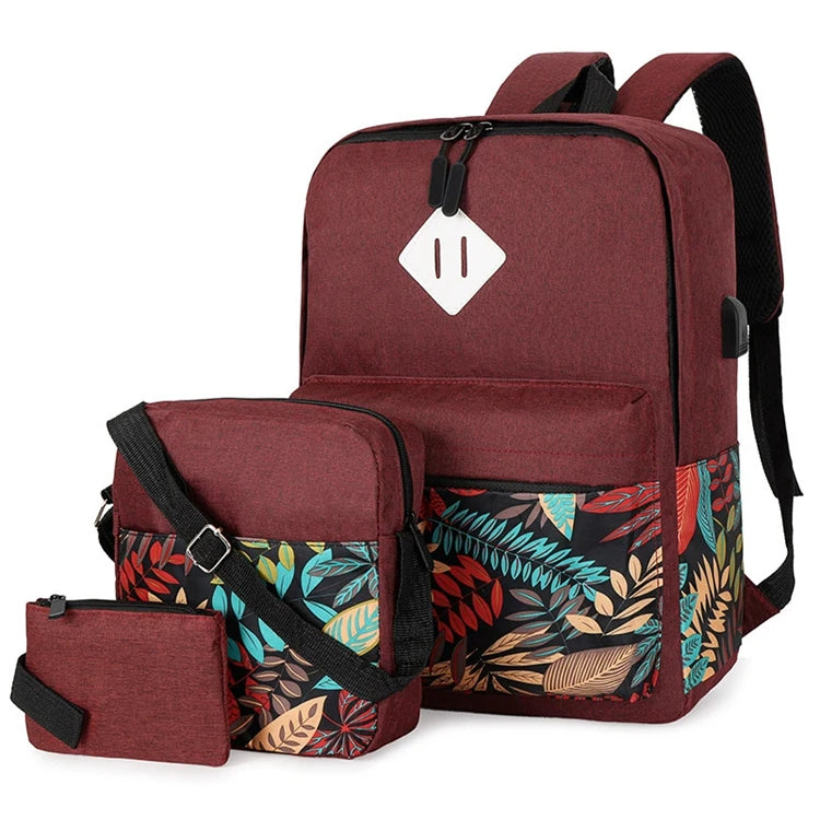 Crossbody Vintage School Luxury Quality Safe Modern Sample Gym Sport Oxford Red Youth Small Backpack for Women Lady Designer