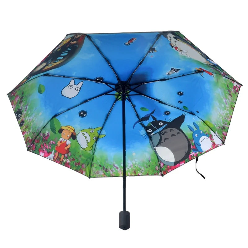 3 Folding Digital Printing Children Cartoon   Kids Umbrellas Wholesale