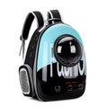 Luxury Portable Breathable Cat Dog Backpack Small Pet Carrier with Three Outlets for Bird Outdoor Travel Made of Glass Polyester
