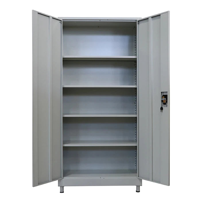 Office Furniture Cabinet Manufacturers Metal 2 Door Cupboard Steel Storage File Cabinet