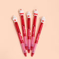New Design Erasable Gel Pen Kawaii Cute Strawberry Bunny Gel Pen Erasable Japanese Korean Cute Kawaii Ink Gel Pen