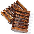 Natural Wooden Eco-Friendly Durable Soap Dish Saver Holder Custom Logo for Bathroom Shower Rectangular Sink Drainer Hand Craft