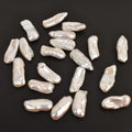 Wholesale Freshwater Pearls Baroque Shape Pipa Long Loose Pearl for Earrings Jewelry