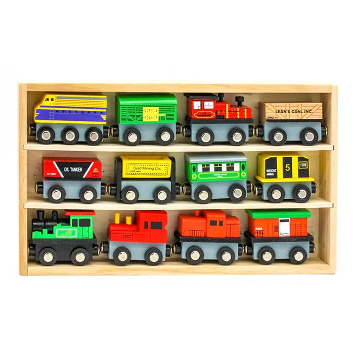 Wholesale Hot Sale Train Toys Magnetic Set Includes 3 Engines - Toy Train Sets for Kids Toddler Boys and Girls