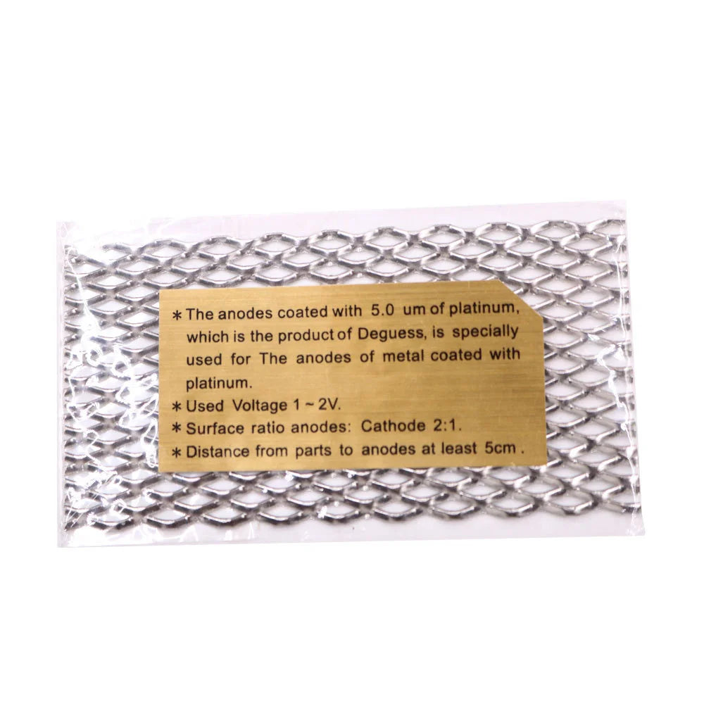 Jewelry Plating Mesh Plates Tools Titanium Mesh Silver Platinum Gold Metal Electrode Anode Titanium Mesh Processing Transformati
