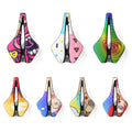 Mountain Bicycle Saddle PU Leather Comfortable Soft Big Bum Spring Saddle Hollow Bike Seat Cushion