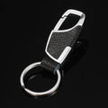 Factory Price Metal Leather Key Chain Ring New Men Creative Keyfob Car Keyring Sample Available Keychain Gift
