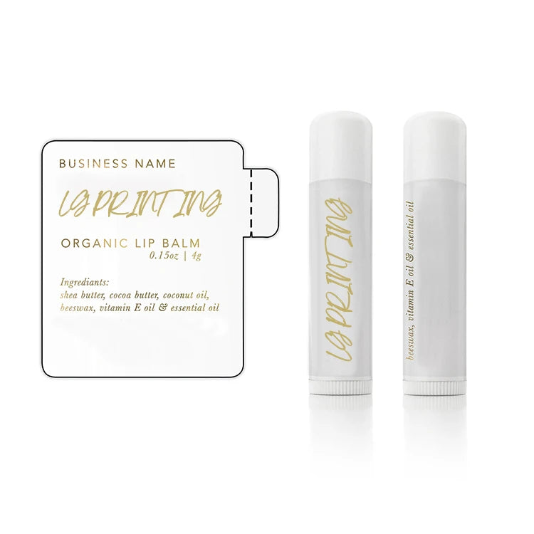 New Design Custom Printed Lip Balm Labels Lip Balm Stickers Custom Labels