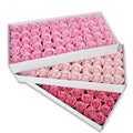 INUNION Factory Wholesale Cool Water Rose 6cm Beautiful Handmade Soap Flower Bouquet Rose Bouquet Gift