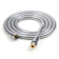 High Quality 1.5m Chrome Stainless Steel Explosion-proof Hose Handheld Shower Head Hose with G1/2 Universal Brass Insert Nut