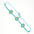 Devil Eye Handmade Woven Seed Bead Bracelet for Women Ethnic Style Bohemian Miyuki Turkish Blue Jewelry Design