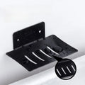 Factory Mirror Finishing Silver Matte Black Wall Mounted Stainless Steel 304 Black Soap Dish Soap Holder