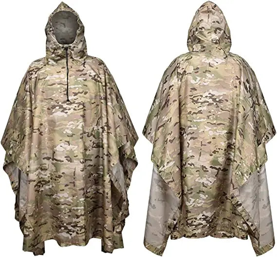 Woqi Promotional Single Use Poncho Raincoat Big Size Zipper Seam Sealing Tape Winter Waterproof for Motorcycles Button