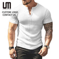 OEM ODM Men T-Shirt - Summer Fitness & Casual Short Sleeve Shirt Breathable Sports Top for Gym Running Outdoor