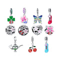 Fashion Women's Jewelry Sterling Silver 925 Magnolia Charming Beads Original Charm for Bracelet