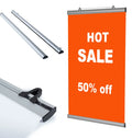 60cm/70cm/80cm/90cm/100cm/120cm Aluminum Snap Rail Banner Hanger Store Hanging Poster Clip Ceiling Poster Advertising Boards