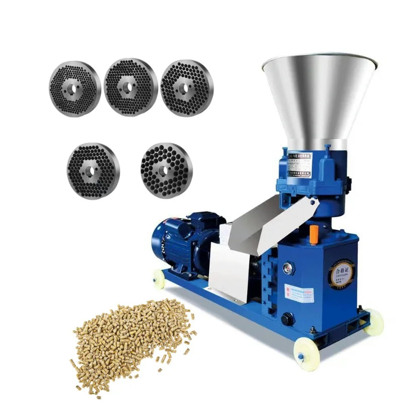 Factory Direct Sales Animal Feed 100 Kg/H Feed Pellet Machine Poultry Feed Processing Machines Pellet Machines