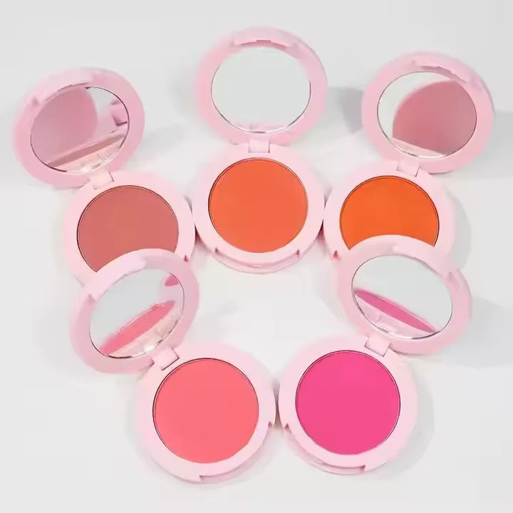 Make up High Pigment 12 Colors Cute Cheek Makeup Vegan Blush Palette Private Label Custom Logo Vegan Cream Blush