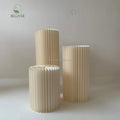 Wholesale Cylindrical Window Paper Folding Display Platform Stand Balloon Party Table for Birthday Party Baby Shower Decor