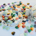 Wholesale Natural Mixed Material Shape Mini Carvings Heart Healing Stones for Home Decoration Gifts