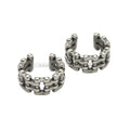 Biker Men Earrings Fashion Stainless Steel Bicycle Motorcycle Bike Chain Earring