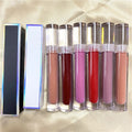 Wholesale Custom Empty Lipgloss Tube Packaging 6ml 7ml 8ml Clear Wand Tubes Private Label Lip Gloss Tube