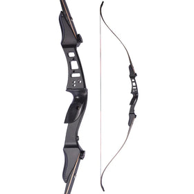 Entry-Level Archery Bow Imported Glass/Maple/Carbon Limbs 60 Inch 20-50lbs ILF Interface for Training & Target Shooting