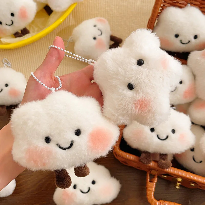 Cheap Promotional Fashion Small Gifts Pendant Cartoon Cute Kawaii Cloud Plush Keychain