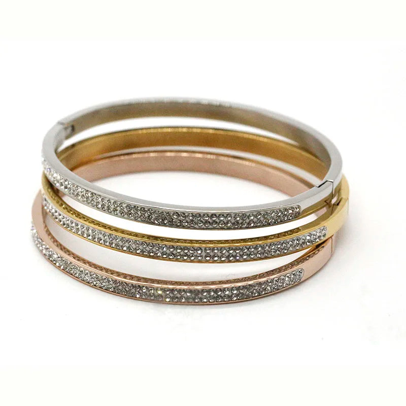 Wholesale Fashion Jewelry Bracelets  4mm Stainless Steel Fashion Bracelets & Bangles