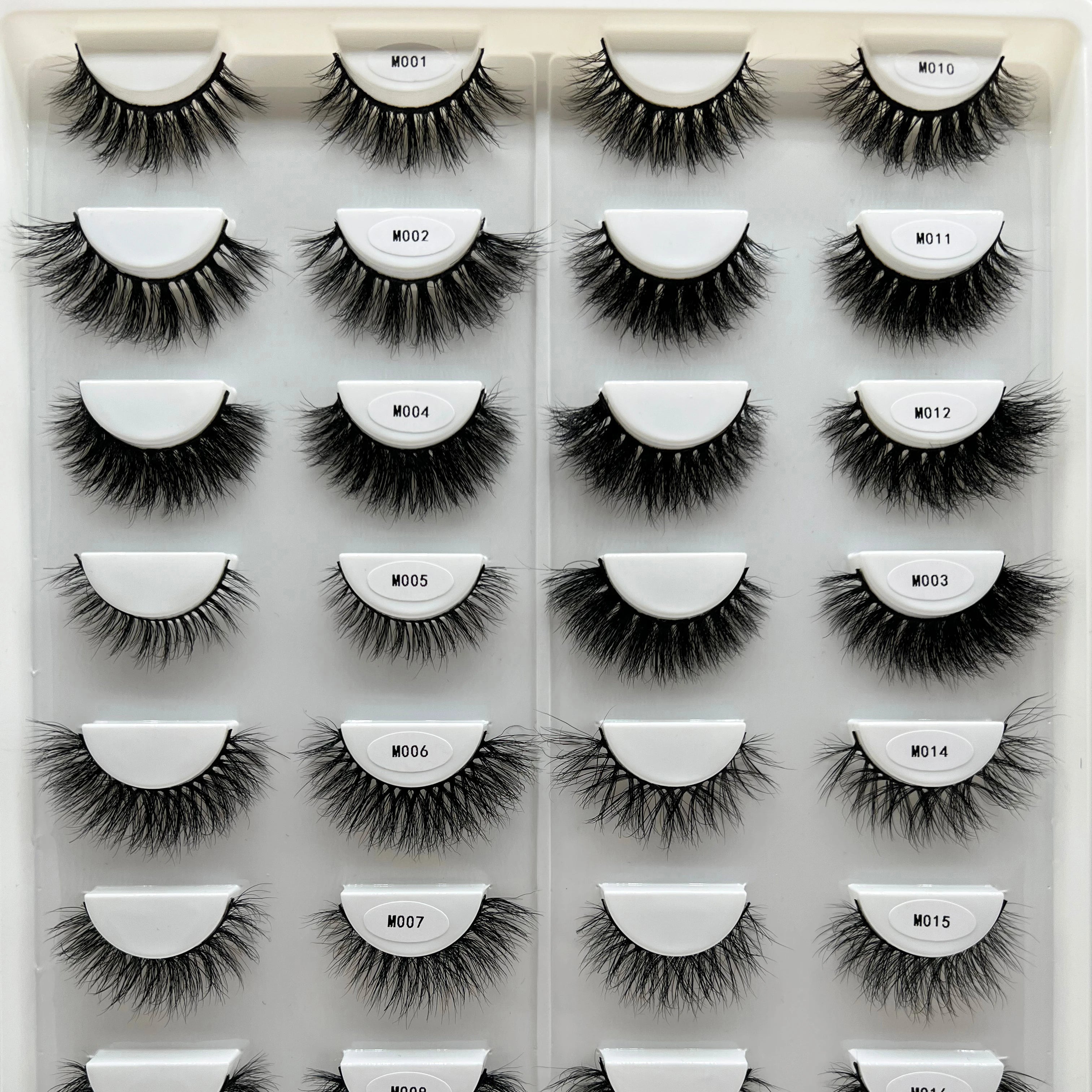 Lash Vendor Strip Lashes 15mm Fluffy Mink Eyelash Wispy Fluffy False Eyelashes Private Label Natural False Eyelashes