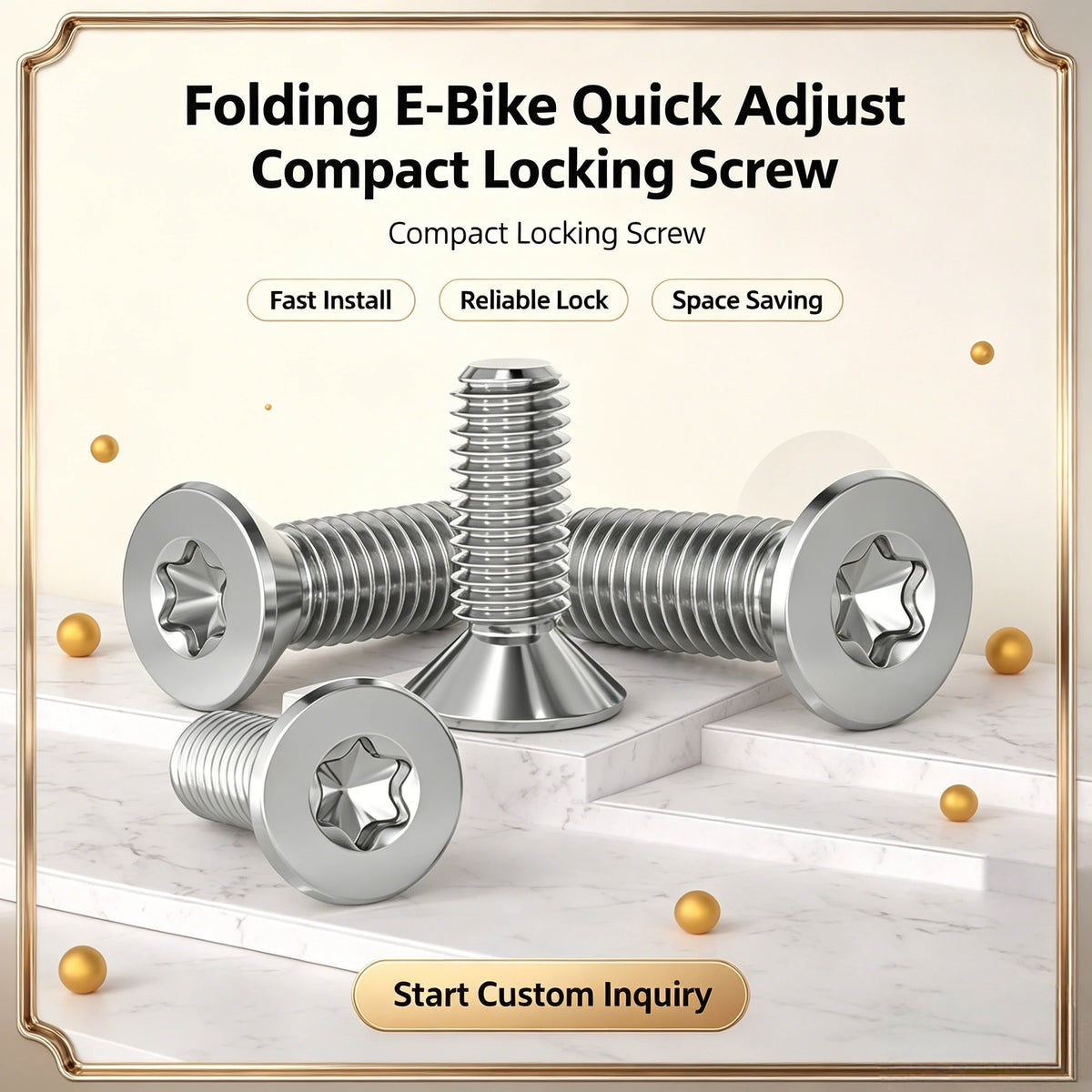 DIN7991 ISO14581 Marine Grade Stainless Steel Flat Head Torx Machine Screw Six-Lobe T6 T8 T10 T15 T20 Security Screws for Marine MegaBDM