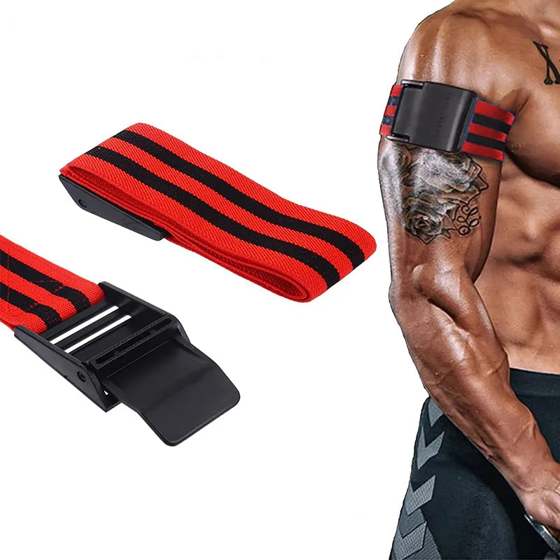 Premium 60cm BFR Bands Cotton Arm Band for Gymnastics Adjustable Blood Flow Restriction to Enhance Muscle Growth