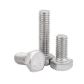 Left-hand Thread External Hexagonal Screw Bolt M10 M12 Hex Head Full Thread 304 Stainless Steel DIN933