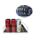 RTS Metallic Light Duty 60kg Capacity LED Available Drink Sliding Gravity Roller Shelf W28.35XD22.83 for Vending Machine