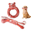 Mixed Flesh-colored Interactive Dog Bone Toy Fully Degradable Pet Chew Toy Environmentally Friendly Bite-resistant Large Dog Toy