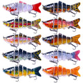 10cm 18g Top Quality Fishing Bait Tilapia Fishing 6 Section Plastic Swim Bait MegaBDM