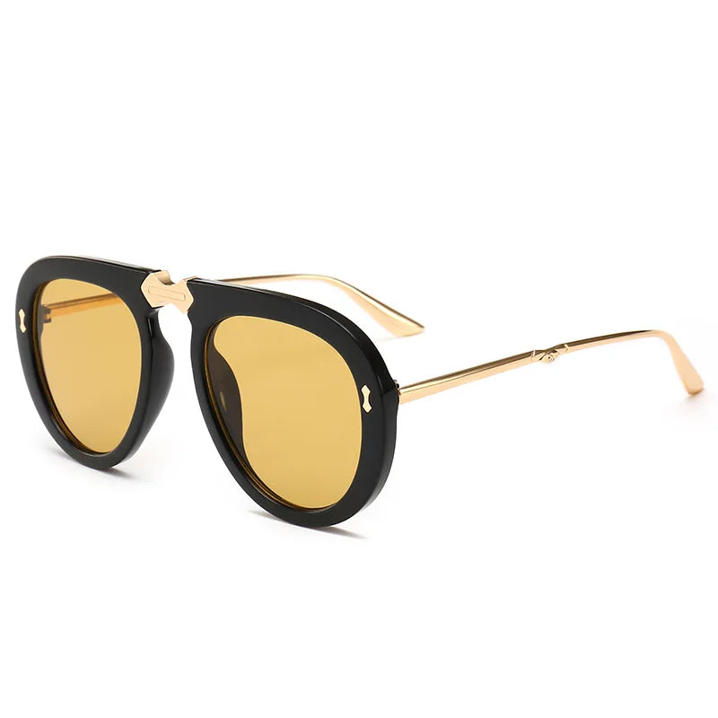 Newest Fashion UV400 Classic Sun Glasses Trendy Designer Retro Square Big Frame Sunglasses for Men and Women Sunray