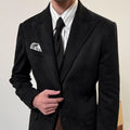 Autumn and Winter Casual Business Suits for Men Double Breasted Two Piece Suit