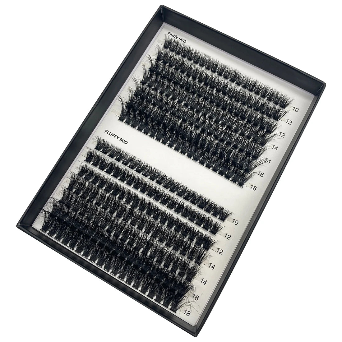 Cluster Lashes Wholesale Private Label 300D Fluffy Lash Clusters Eyelash Extensions