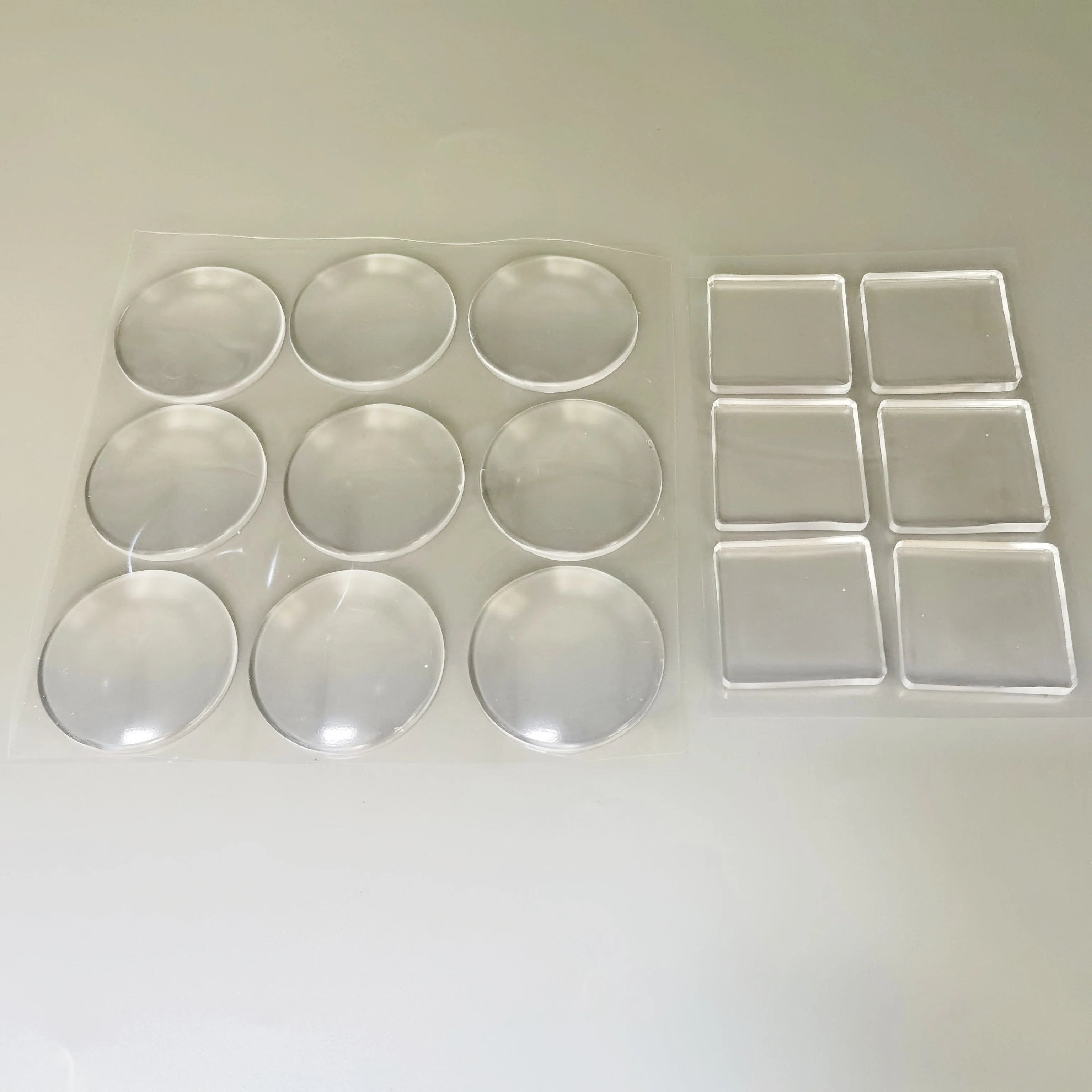 Nano Gel Tape Clear Double Sided Adhesive Pads Washable Traceless Squares Sticky Patch for Wall Mounting Hanging DIY Craft