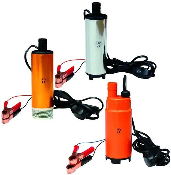 Submersible Diesel Fuel Oil Water Transfer Pump DC 12V 24V Electric Car Oil Extractor - Workshop Garage Truck Tools