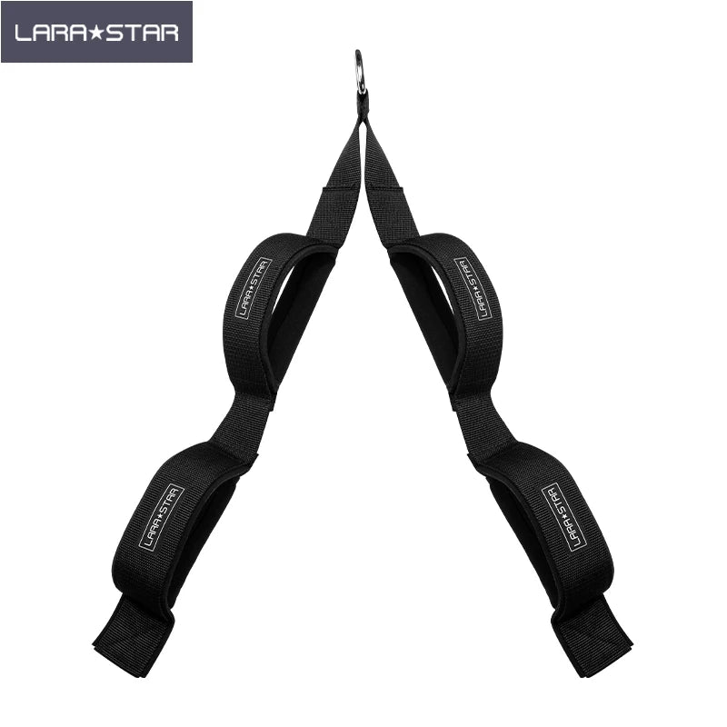LS3077 Read-to-Ship Gym Cable Machine Attachment for Lat Pull Push Downs Facepulls Triceps Rope Fitness Equipment Accessories
