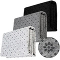 Factory Direct 100% Polyester Plum Blossom Pattern Backing Non-Slip Nonwoven with Plastic Dot Breathable and Fusible