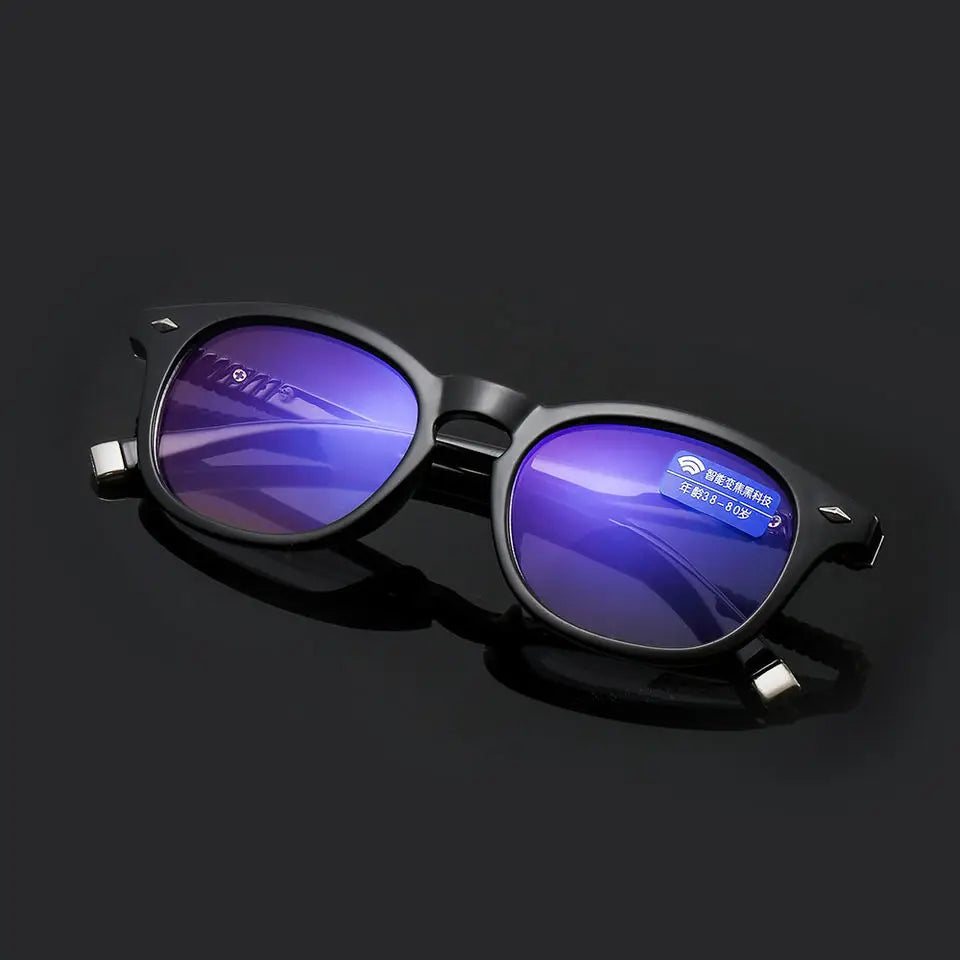Fashion Cut Edge Zoom Reading Glasses Wholesale Anti Blue Light Black Adult Reading Glasses New Eyeglasses Frames
