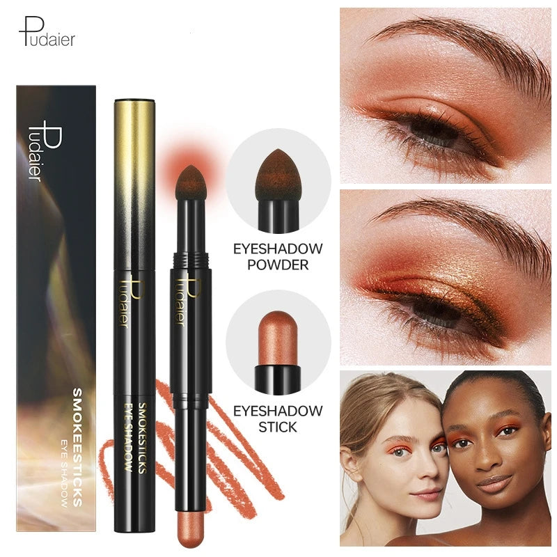 Wholesale Smooth Non-caking High Pigment Shimmer Glitter Shiny Eyeshadow Stick Long Lasting Eye Shadow Pencil
