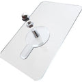 Multi-Purpose Nail-Free Hanging Single-Tier Stainless Steel Strong Adhesive Bathroom Wall Hanger Hooks for Photo Frame Storage