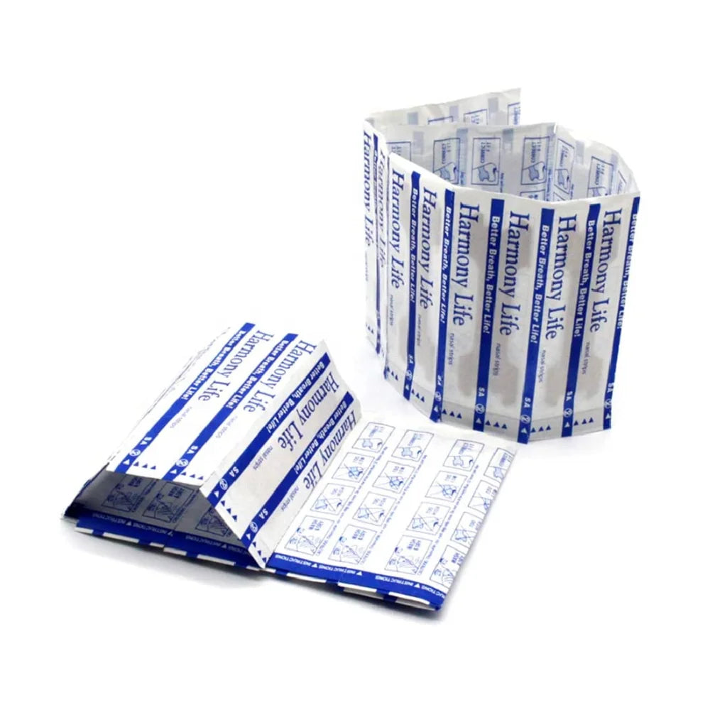 Longen EF03 Breathe Right Nasal Strips Calming Lavender Scent Extra Strength Blue Strips Help Stop Snoring Solution